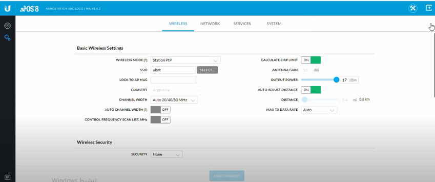 129 برجمة أجهزة UBNT M5 AC